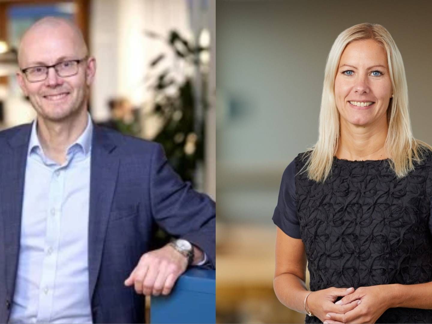 Nicklas Wikström, head of risk & performance at AP4 and Eva Boric, CFO and CRO of AP3. | Photo: PR / AP4 and AP3/Peter Phillips