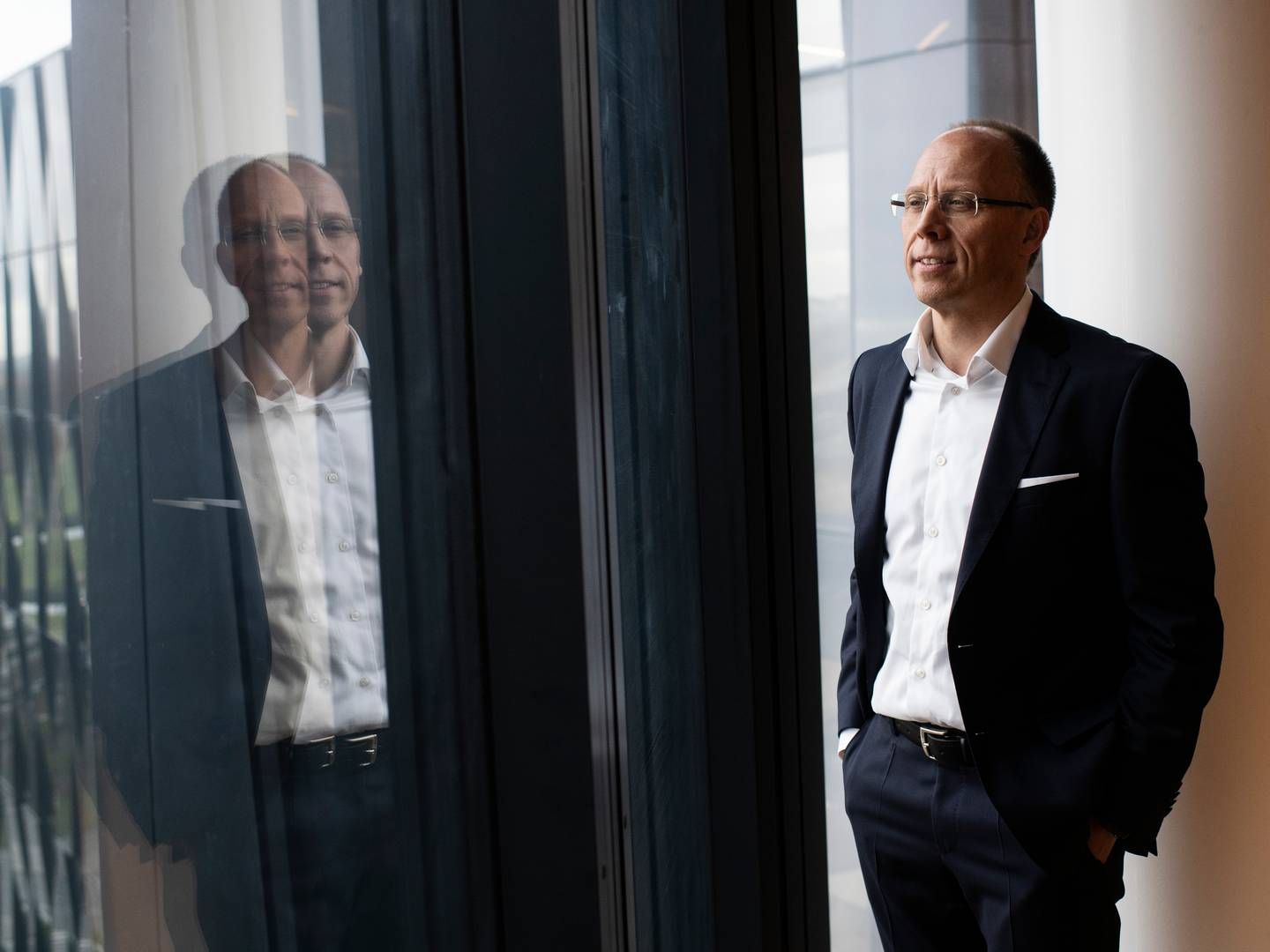 Frank Vang-Jensen er topchef for Nordea, der torsdag har præsenteret et overskud for tredje kvartal på godt 10 mia. kr. | Foto: Gregers Tycho/Ritzau/Ritzau Scanpix