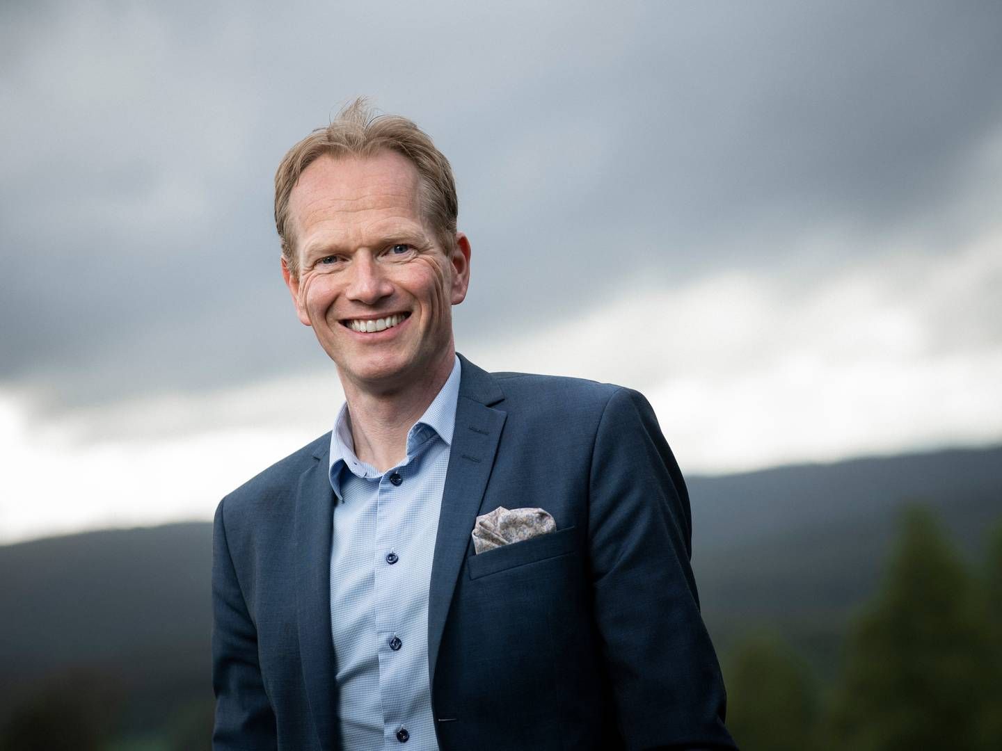 Konsernsjef Geir Holmgren i Gjensidige tror ikke dagens kostnadsbilde for ekstremvær og bilforsikring vil bli varig. | Foto: Gjensidige / Pr