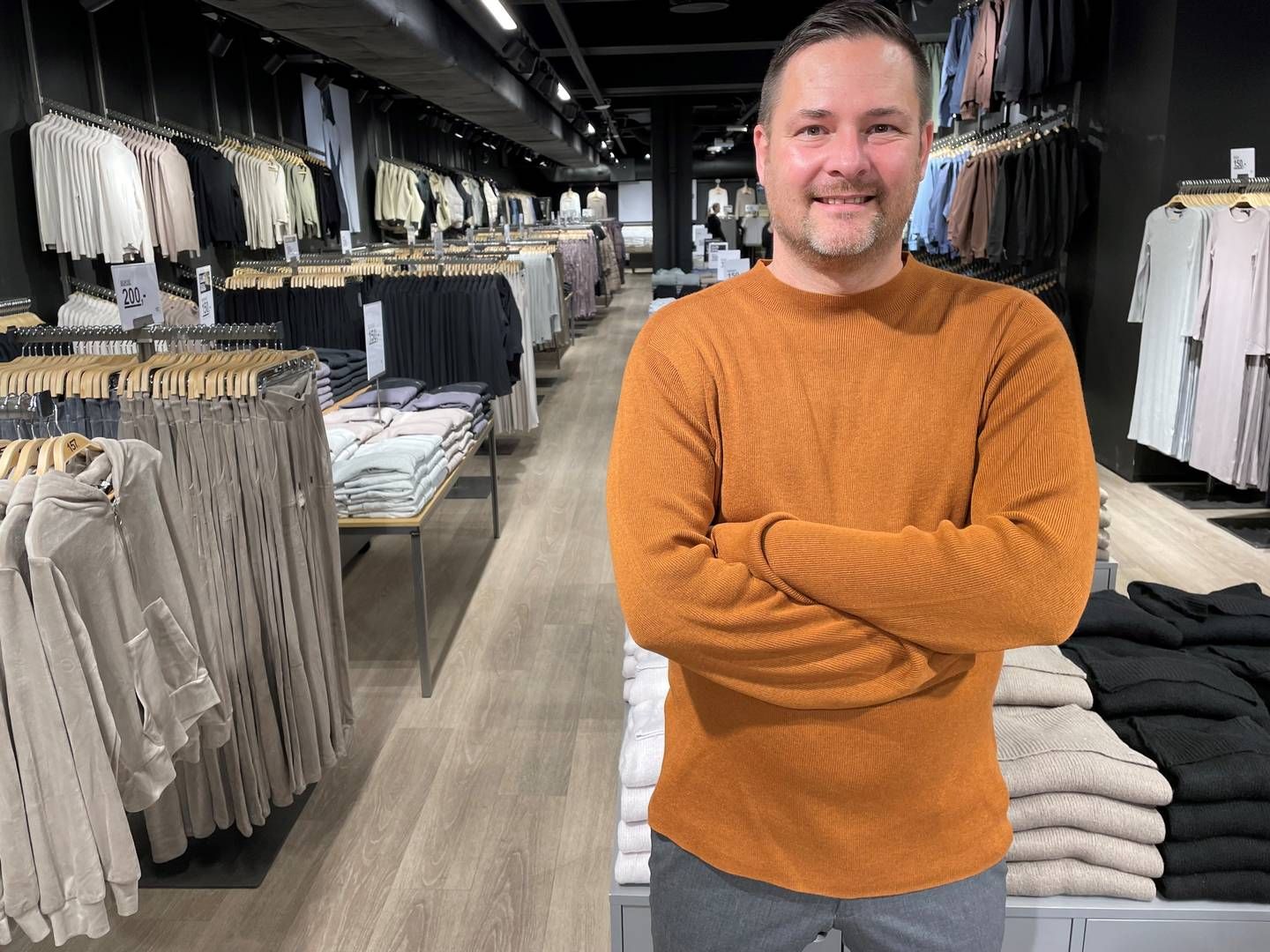 POSITIV: Johnny Hallgren, landssjef for Lager 157 i Norge, er positiv til åpningen av den nye butikken i Storgata i Oslo. | Foto: Fredrik Andersson/HandelsWatch