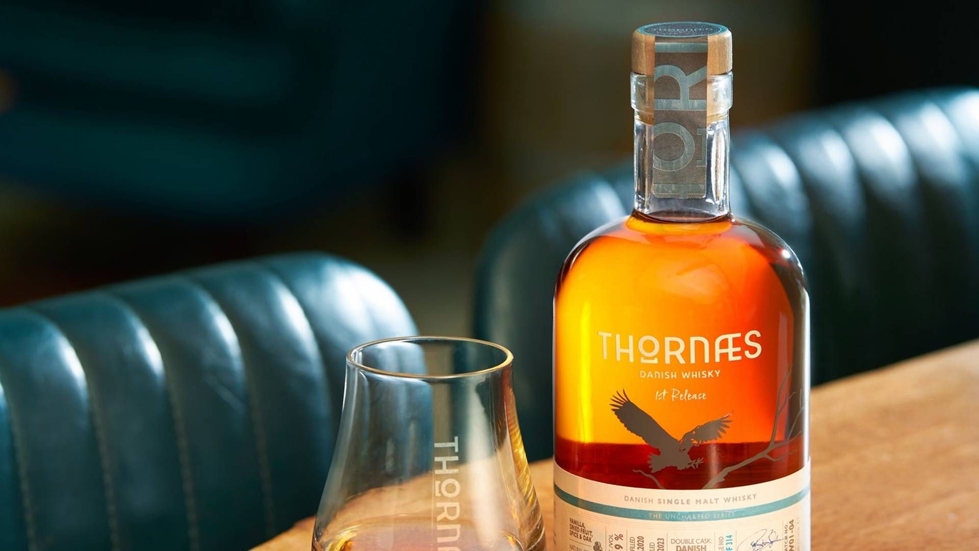 Nylanceringen markerer, at whiskydestilleriet officielt er et whiskydestilleri, fortæller stifter Torben Thornæs. | Foto: Pr/thornæs Destilleri