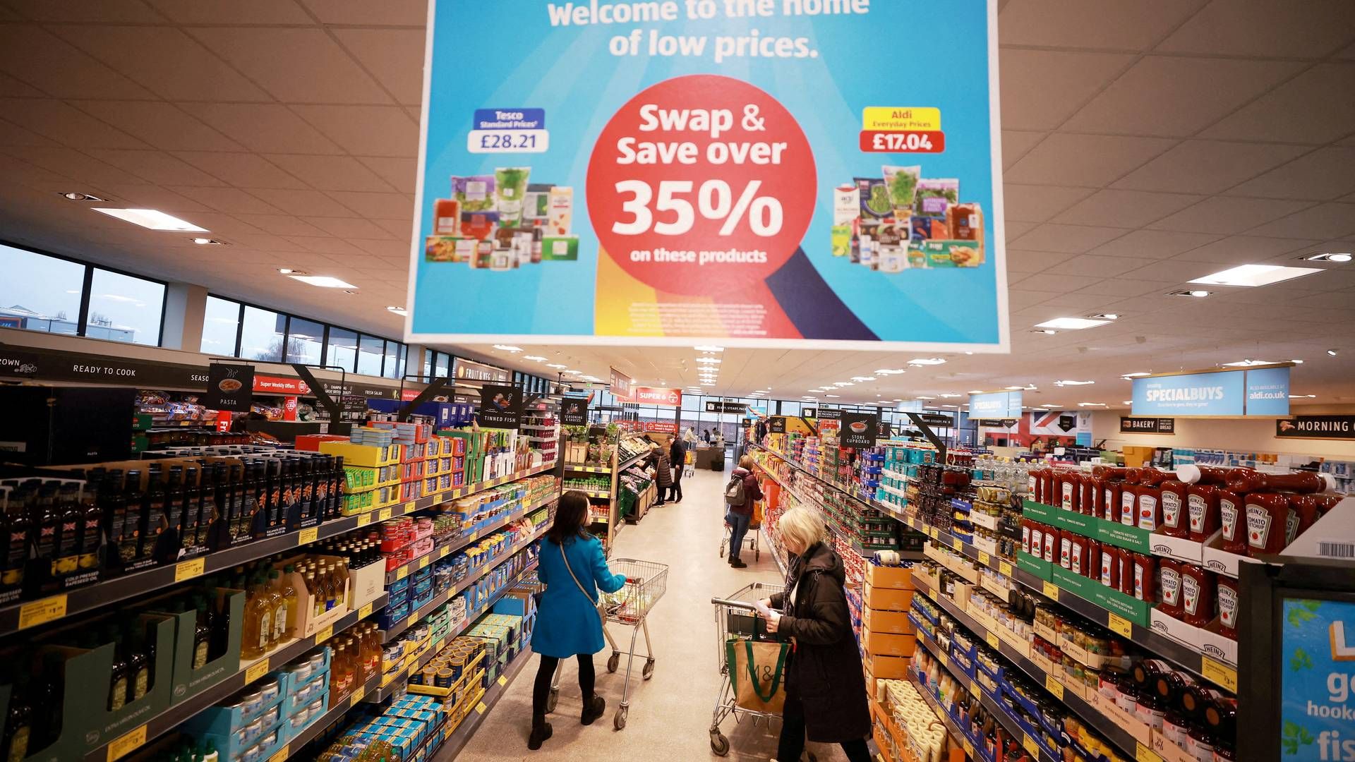 Arlas klimamælk kommer fremover til at stå på hylderne i Aldis supermarkeder i Storbritannien. | Foto: Phil Noble