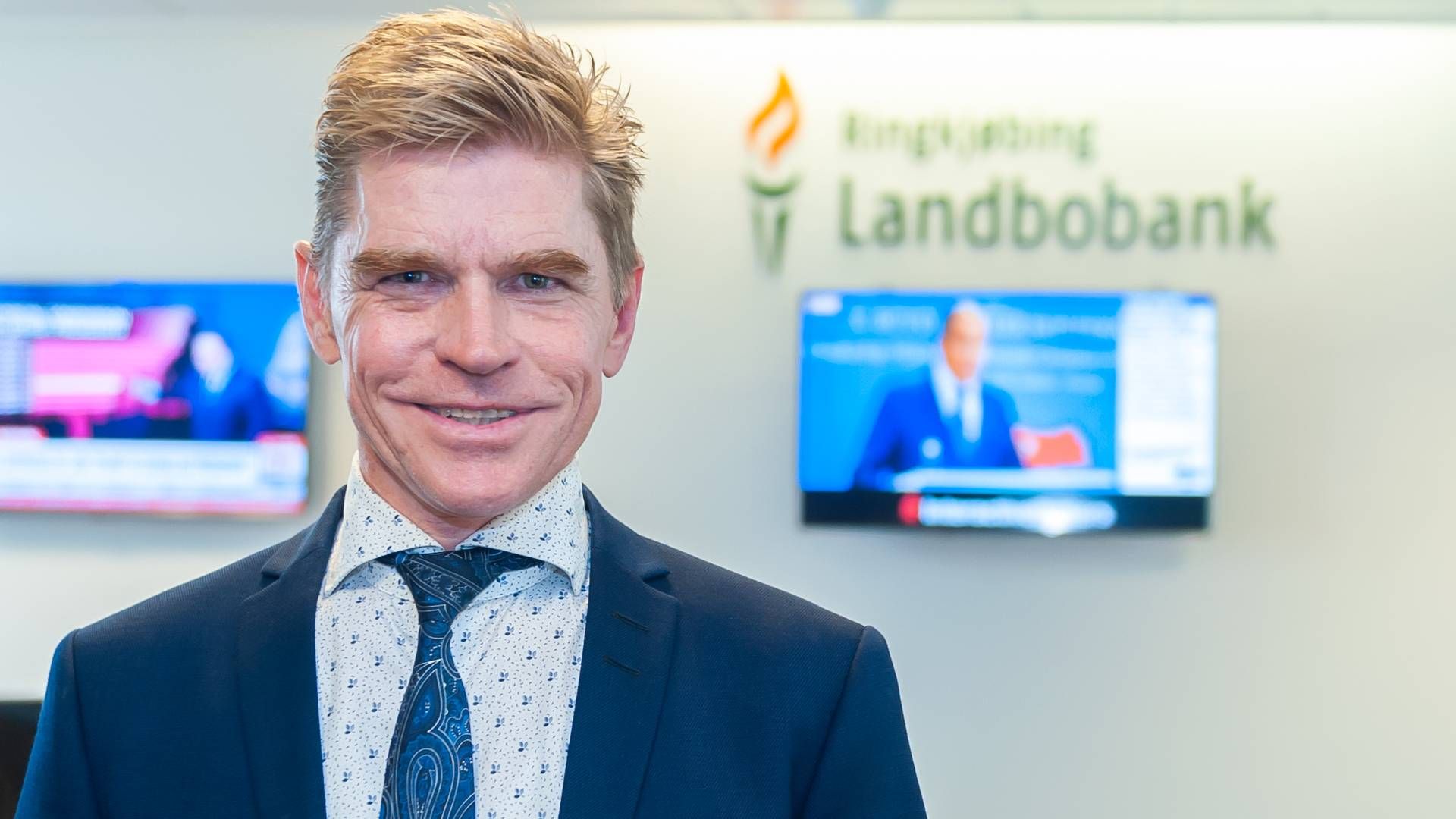 John Fisker, adm. direktør for Ringkjøbing Landbobank. | Foto: Ringkøbing Landbobank/pr