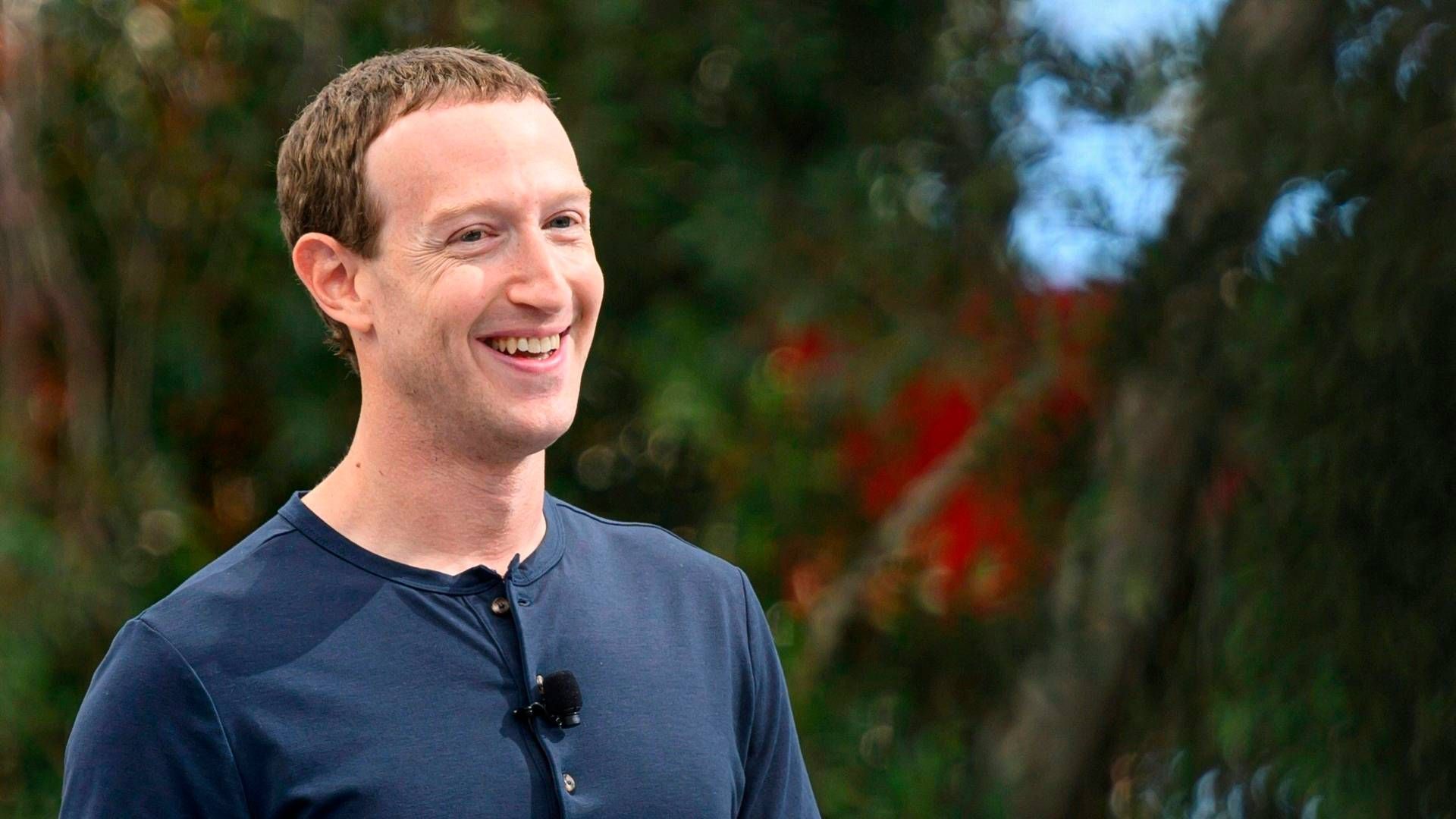 Meta-stifter Mark Zuckerberg er godt tilfreds med resultatet for tredje kvartal i, hvad han kalder "effektivitetens år" i 2023. | Foto: Josh Edelson/AFP/Ritzau Scanpix