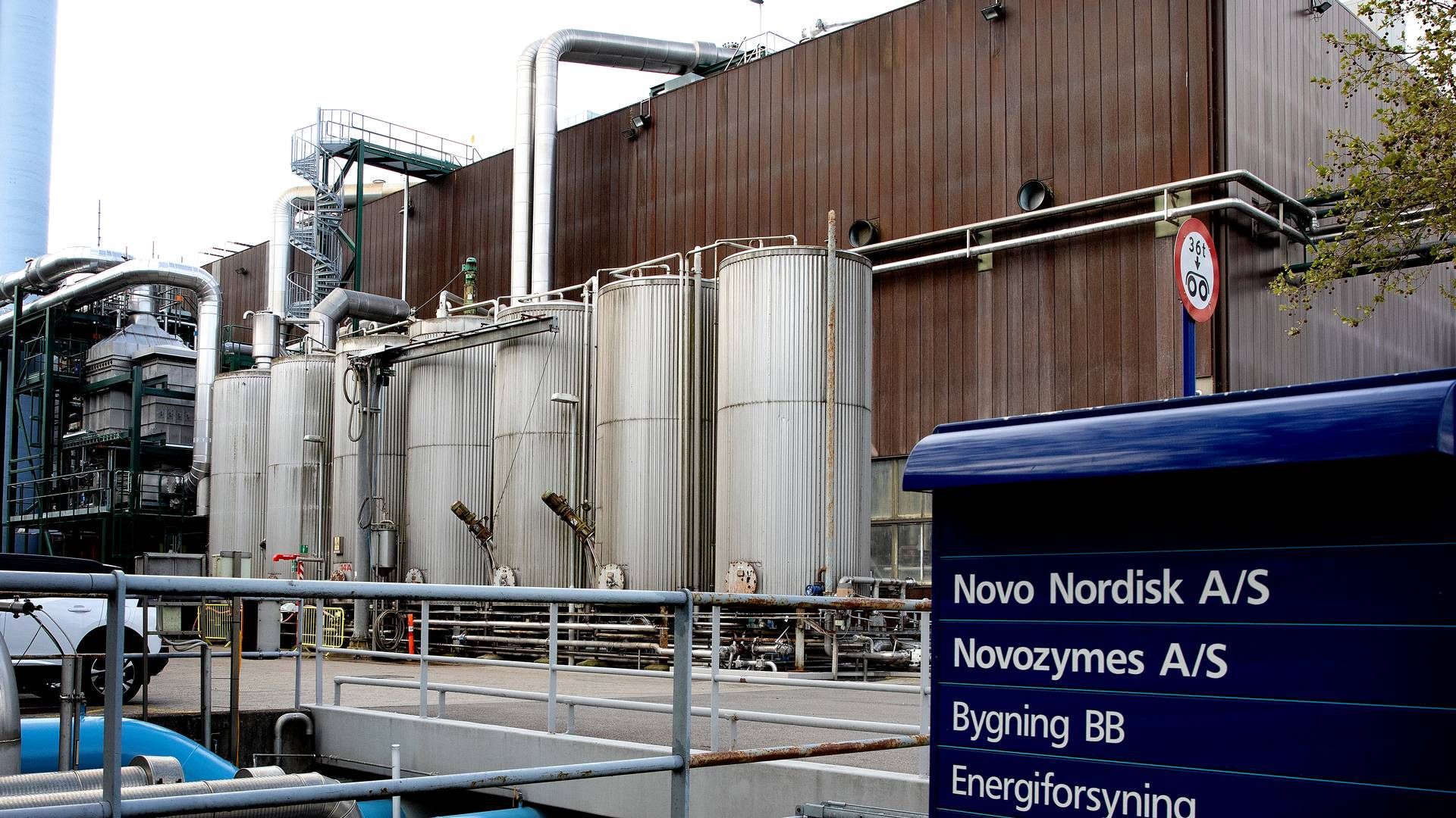 Novo Nordisks produktionsanlæg i Kalundborg kan blive udvidet med et stort råvarelager. | Foto: Finn Frandsen