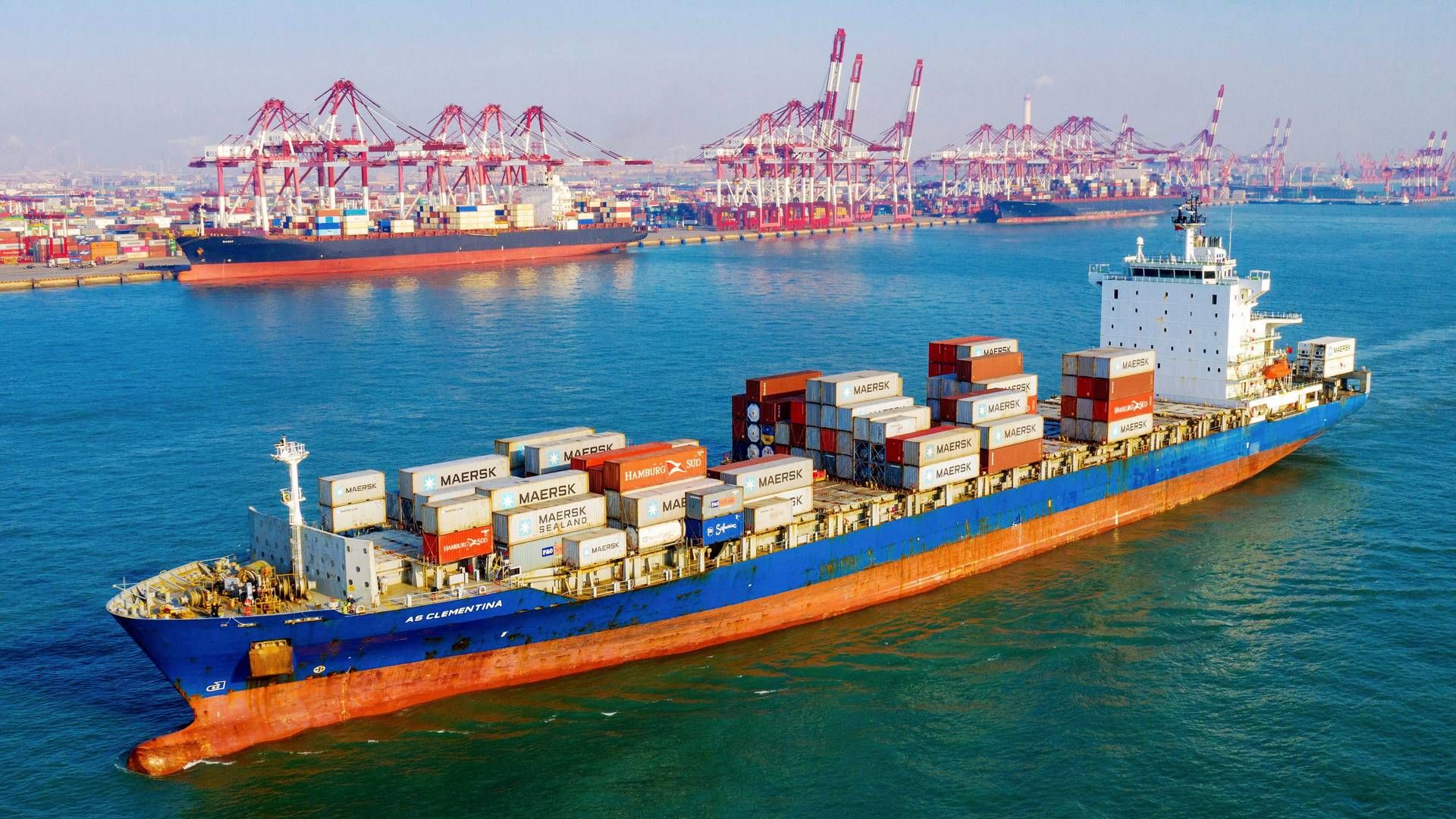 Ifølge Bimco er 21 pct. af containerflåden ældre end 20 år og står derfor overfor skrotning inden for få år. | Foto: AP/Ritzau Scanpix