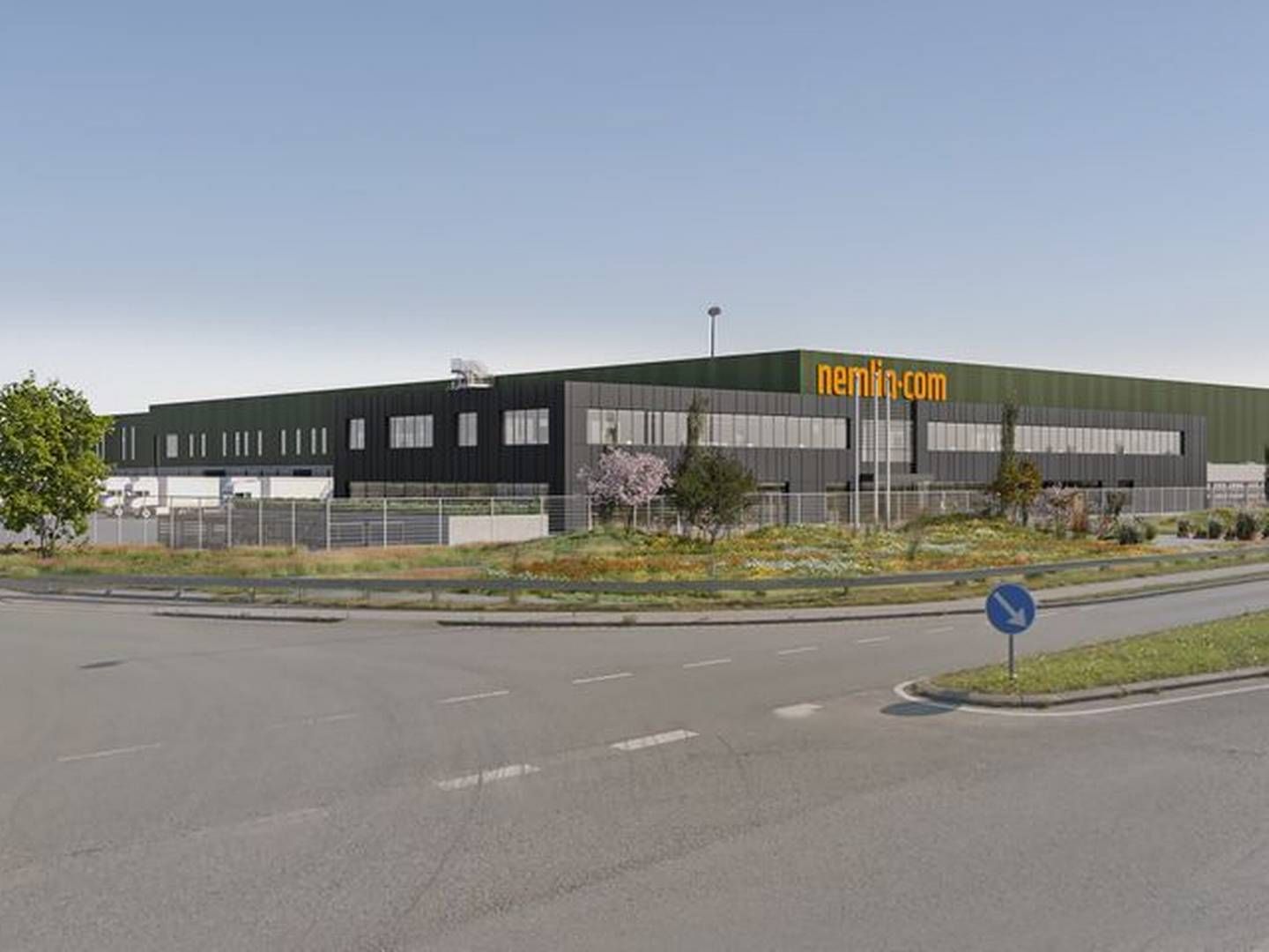 Nemlig.coms lager i Aarslev blev indviet sidste efterår. Nu lukker netsupermarkedet aktiviteterne ned. | Foto: Nemlig.com/pr