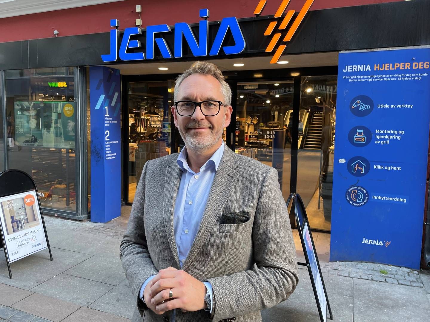 FORBEREDT: Jernia-sjef Espen Karlsen forteller at selskapet er godt forberedt på årets julehandel. | Foto: Vebjørn Storvik / HandelsWatch