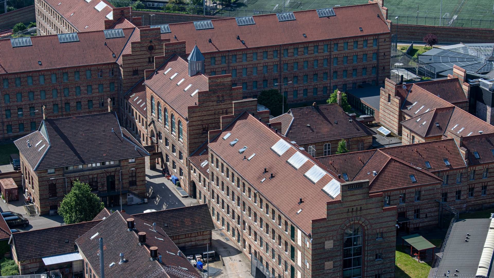 Vestre Fængsel i København er Danmarks største arresthus med plads til 506 indsatte. | Foto: Kenneth Meyer