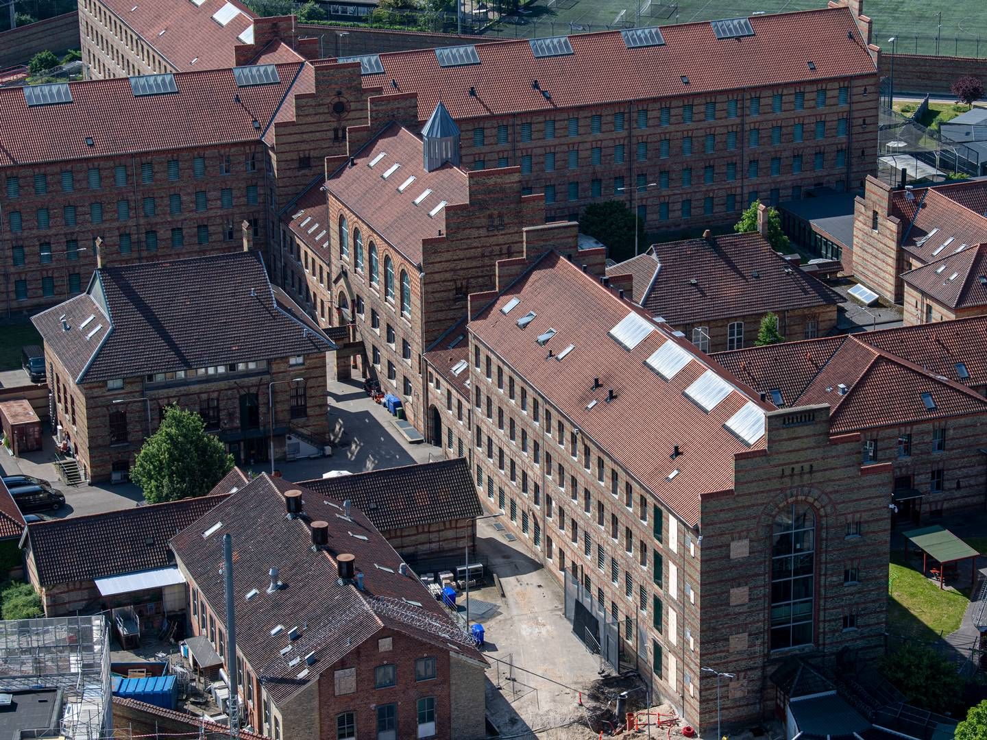 Vestre Fængsel i København er Danmarks største arresthus med plads til 506 indsatte. | Foto: Kenneth Meyer