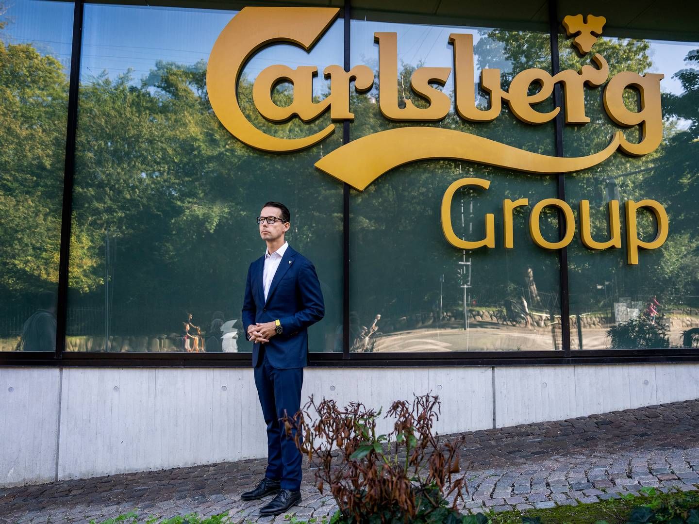 For første gang har Jacob Aarup-Andersen præsenteret regnskab som adm. direktør for Carlsberg. | Foto: Stine Bidstrup
