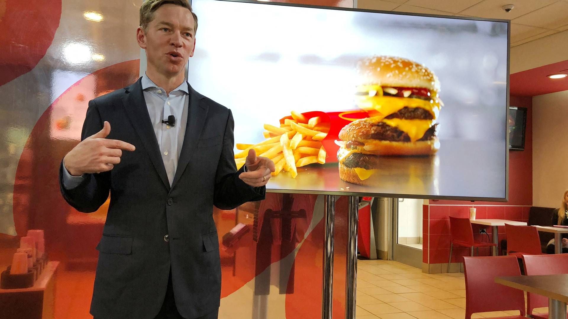 McDonalds topchef, Chris Kempzcinski. | Foto: Richa Naidu/reuters/ritzau Scanpix