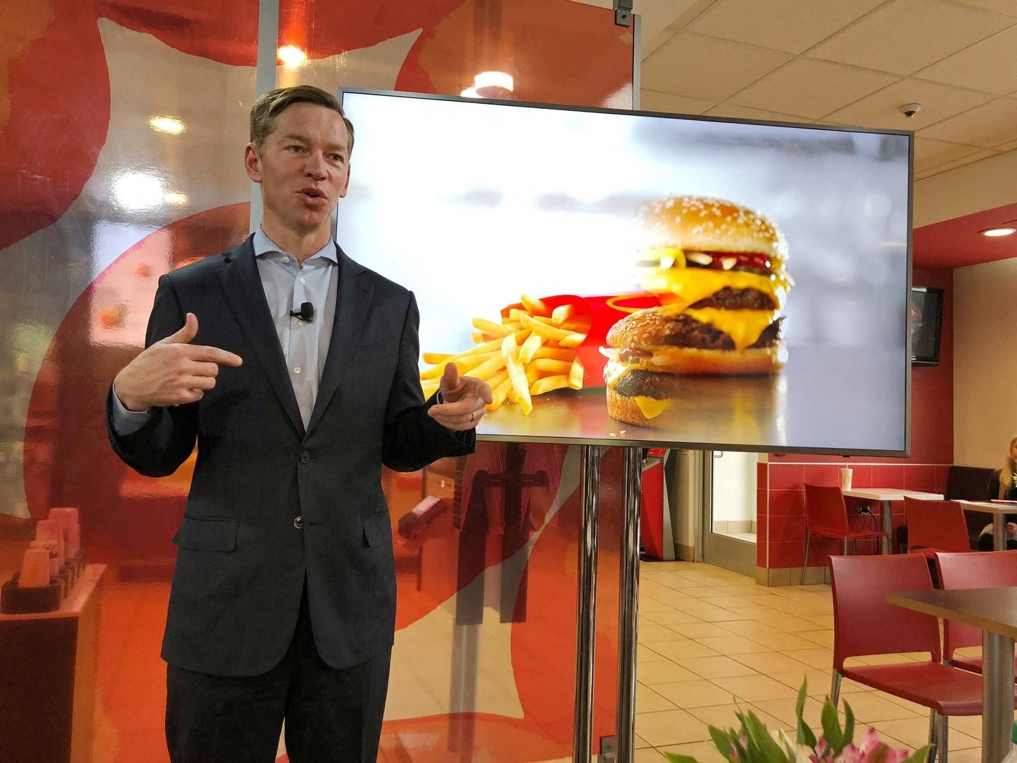 McDonalds topchef, Chris Kempzcinski. | Foto: Richa Naidu/reuters/ritzau Scanpix