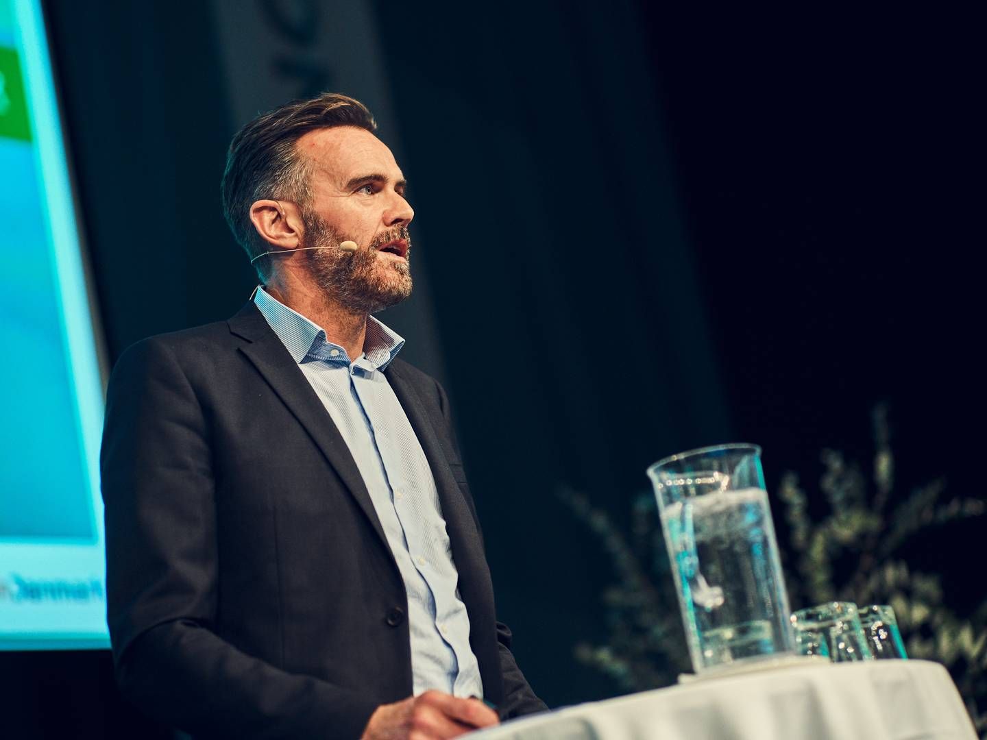 "We're buying more bonds now, but it's not that we're trading properties over there - it's probably more our share of equities that we've reduced a bit," said PensionDanmark's Deputy CEO, Peter Steensgaard Mørch, when he spoke on Tuesday at the Danish industry summit, Ejendom2023. | Photo: Jeppe Carlsen