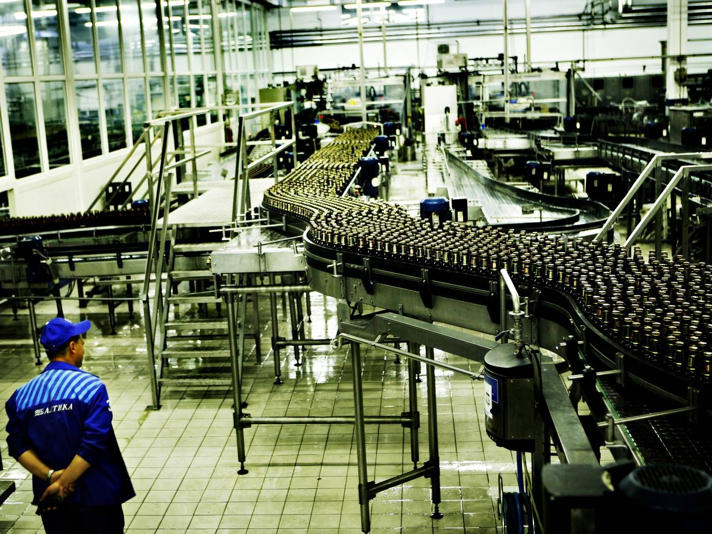 Arkivfoto fra 2006 fra Baltika Breweries, som Carlsberg i dag har droppet at modtage noget økonomisk fra. | Foto: Stine Bidstrup