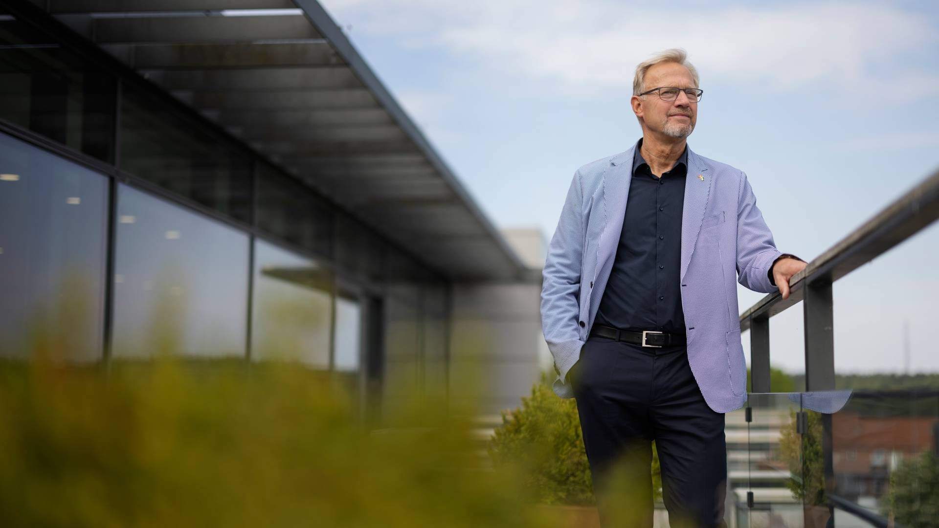 Anders Dam havde sidste arbejdsdag som ordførende direktør i Jyske Bank tirsdag. Lars Mørch har overtaget roret. | Foto: Casper Dalhoff