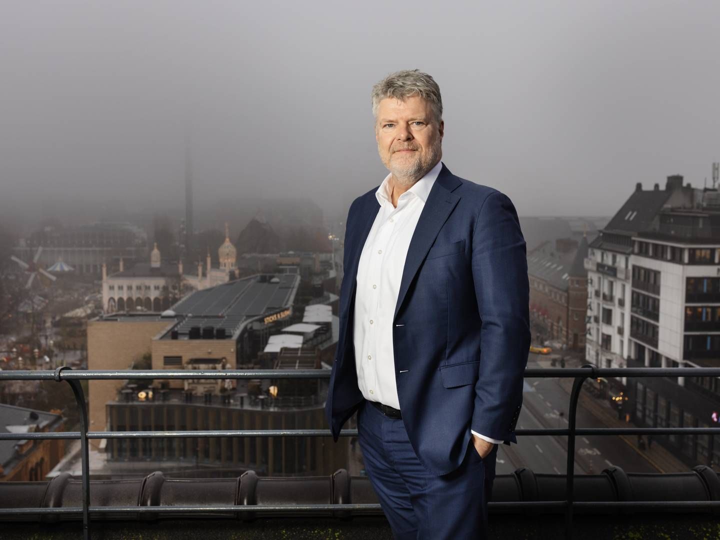 Tim Ørting Jørgensens hold af ledere har selv lagt de planer, der skal til for at gennemføre den interne fusion. | Foto: Gregers Tycho