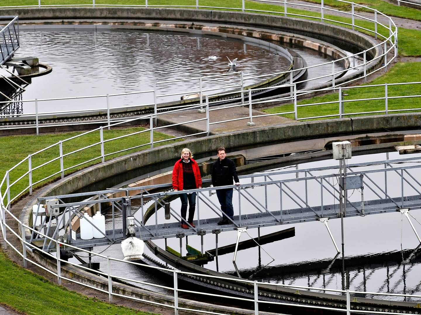 Viby Renseanlæg har kapacitet til at rense spildevand fra omkring 120.000 personer. | Foto: Ole Lind