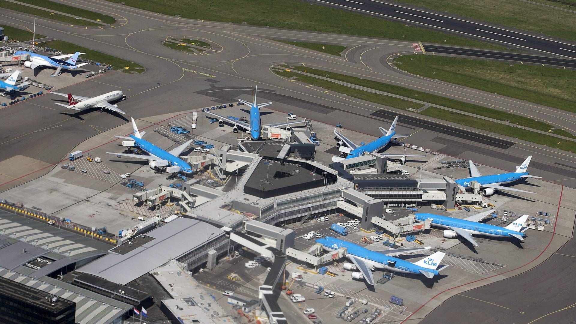 Schipol er Europas femtestørste lufthavn. | Foto: Yves Herman/Reuters/Ritzau Scanpix