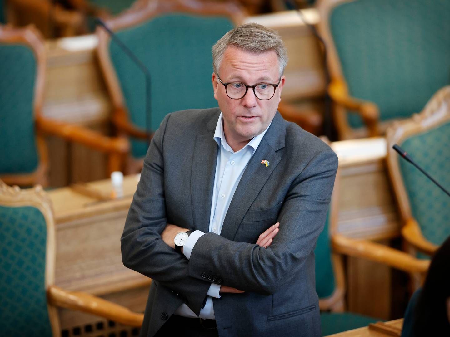 Erhvervsminister Morten Bødskov mener, at bankerne bør se indad. | Foto: Jens Dresling