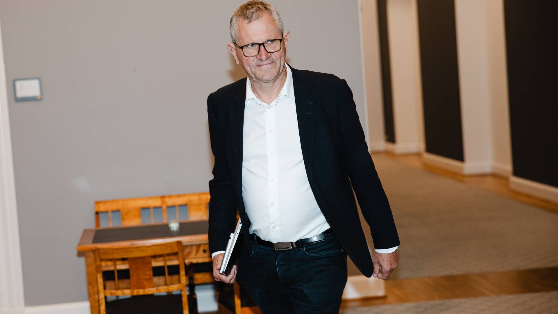 "Rigtig positivt". Sådan omtaler gruppeformand og klimaordfører fra Moderaterne, Henrik Frandsen muligheden for at anvende Bovaer til at nå Danmarks klimamål i 2025. | Foto: Jonathan Damslund