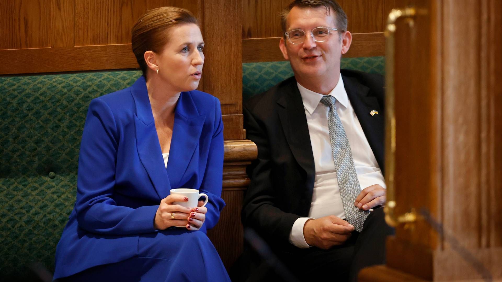 Statsminister Mette Frederiksen (S) og forsvarsminister Troels Lund Poulsen (V). | Foto: Jens Dresling/Ritzau Scanpix