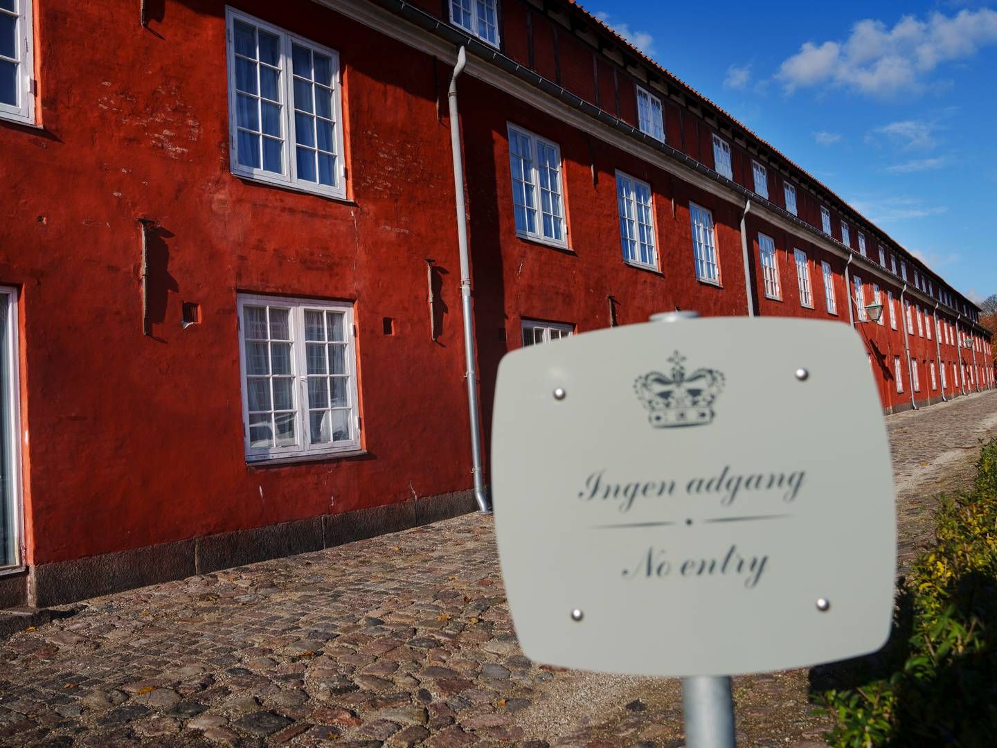 Forsvarets Efterretningstjeneste (FE), der holder til på Kastellet i København, får kritik for i 112 tilfælde at have behandlet oplysninger, som burde have været slettet, i et internt mailsystem. | Foto: Liselotte Sabroe/Ritzau Scanpix