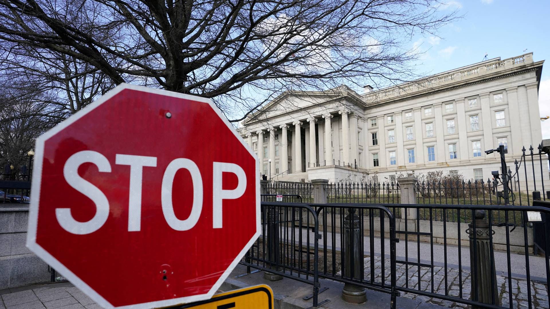 The U.S. Treasury building in Washington. | Photo: Kevin Lamarque/Reuters/Ritzau Scanpix