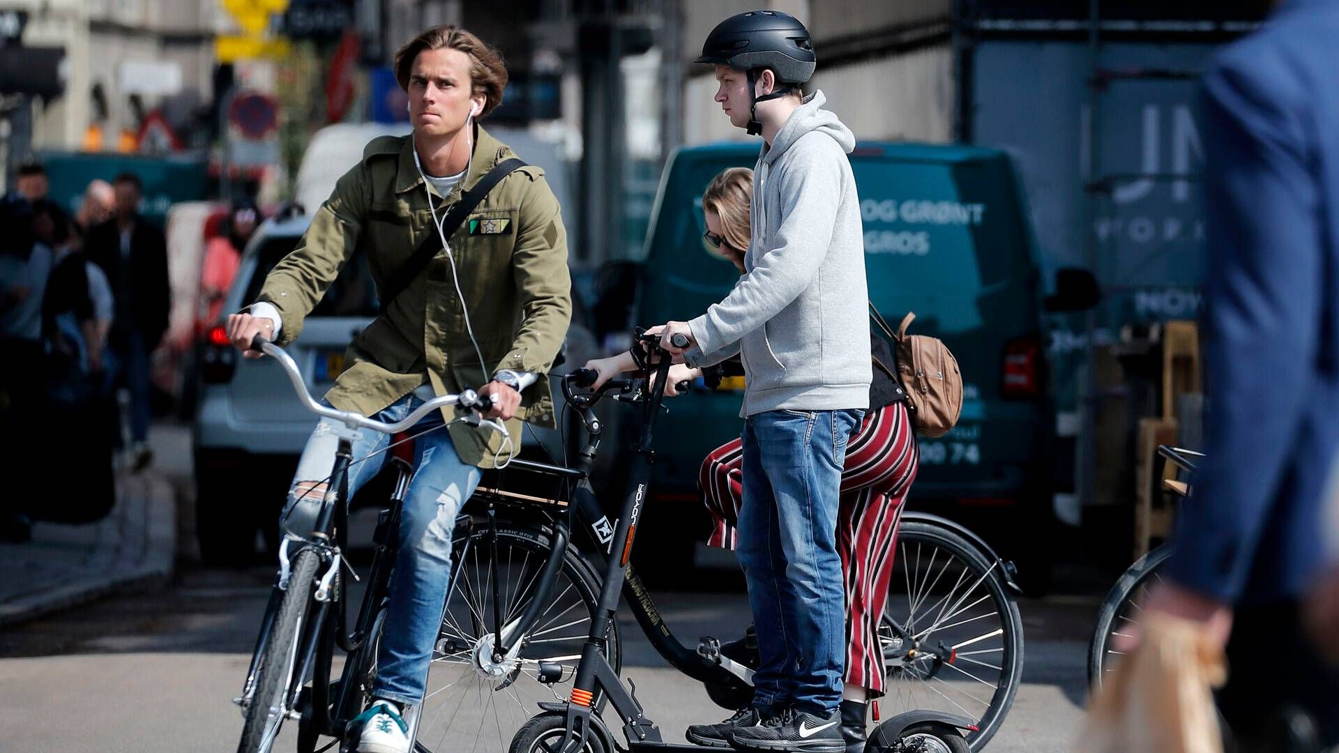 Projektet i Rudersdal Kommune skal blandt andet undersøge ”forretningspotentialet i at stille delekøretøjer til rådighed uden for København”. | Foto: Jens Dresling/Ritzau Scanpix