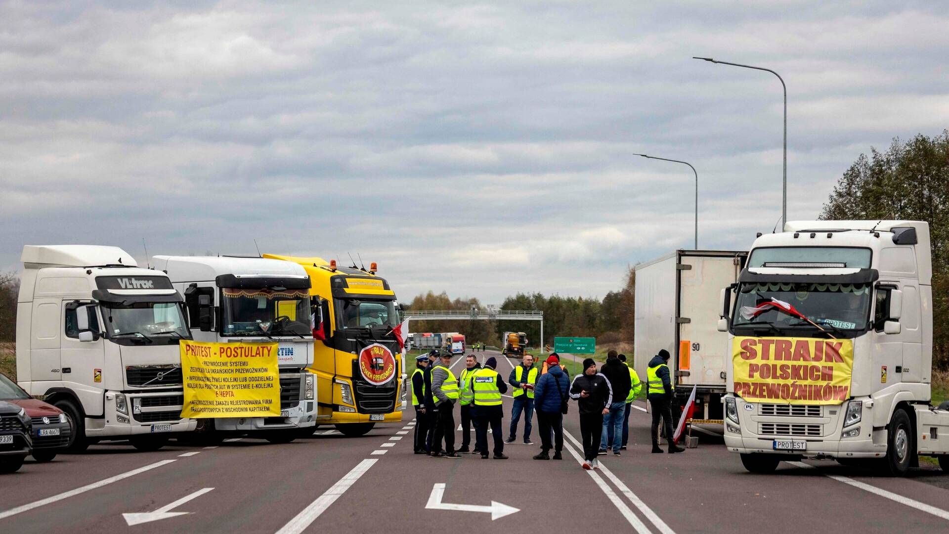 "De tvinger priserne ned og tager det gods, vi plejede at køre med,” lyder det fra polsk vognmand. | Foto: Wojtek Radwanski/AFP/Ritzau Scanpix