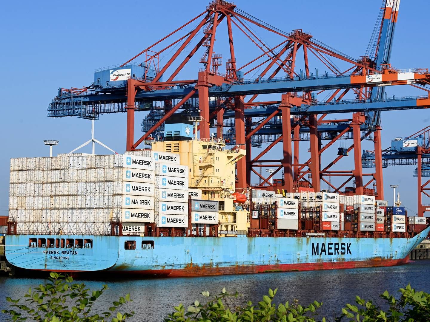 Mærsk har i årtier været en vigtig leverandør af transport til den amerikanske stat gennem datterselskabet Maersk Line Limited, og koncernen vil fremover fortsat fragte varer for staten på containerskibe, men har nu solgt sine tankskibe. | Foto: Fabian Bimmer/Reuters/Ritzau Scanpix