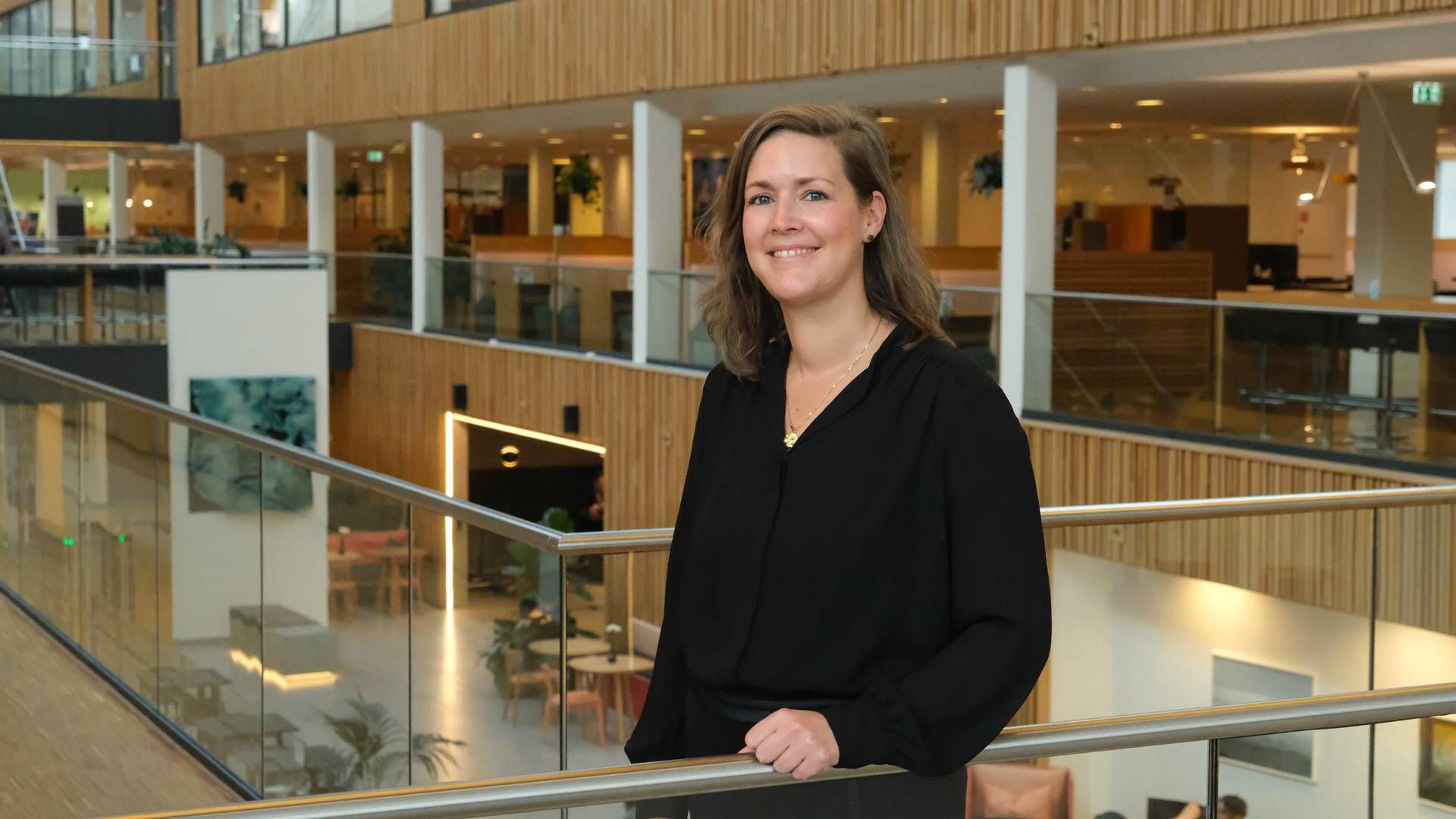 OVERGANG: Camilla Leikvoll har gått fra jobben som administrerende direktør i Storebrand Bank til å bli konserndirektør for personmarked i Storebrand. | Foto: Trym Isaksen