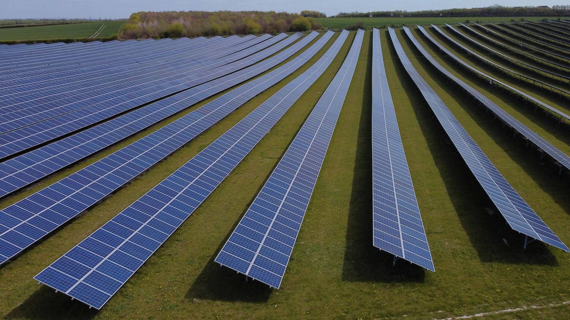 Solar panels in the UK. Most global investors believe that the ESG metrics are here to stay. | Photo: Matthew Childs/Reuters/Ritzau Scanpix