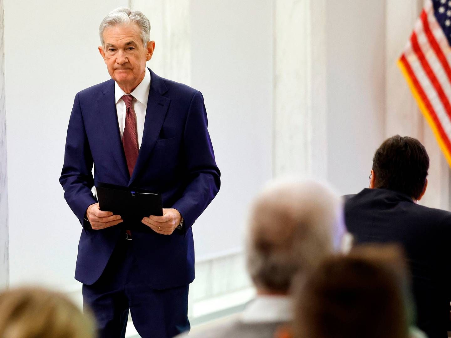 Jerome Powell er chef for USA's centralbank, Federal Reserve. | Foto: Chip Somodevilla