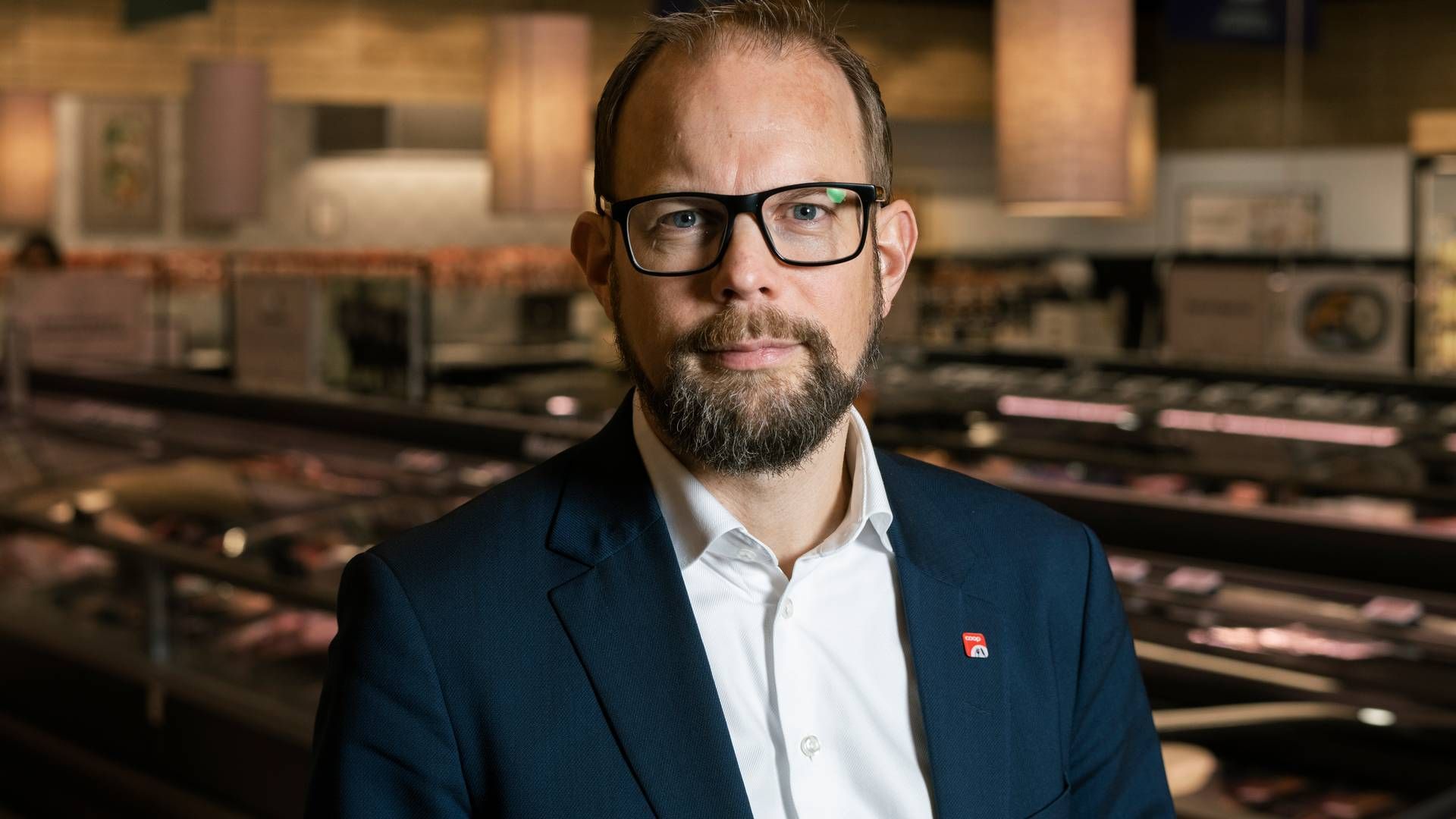 ”Det har taget meget af ilten i lokalet, men været en investering i fremtiden," siger adm. dir. i Coop Danmark, Kræn Østergaard Nielsen, om implementeringen af it-systemet Coop One, der nu er afsluttet. | Foto: Kim Frost