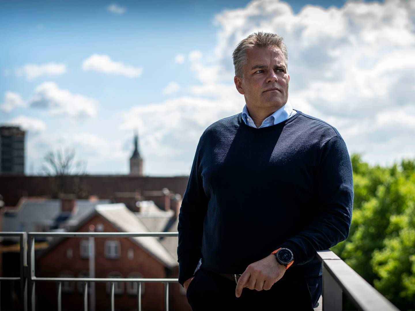 Medarbejderne er torsdag morgen orienteret af adm. direktør Jesper Rosener om situationen og umiddelbart efter bliver forhandlinger med tillidsværket for både kommercielle og redaktionelle medarbejdere indledt. | Foto: Joachim Ladefoged/RItzau Scanpix