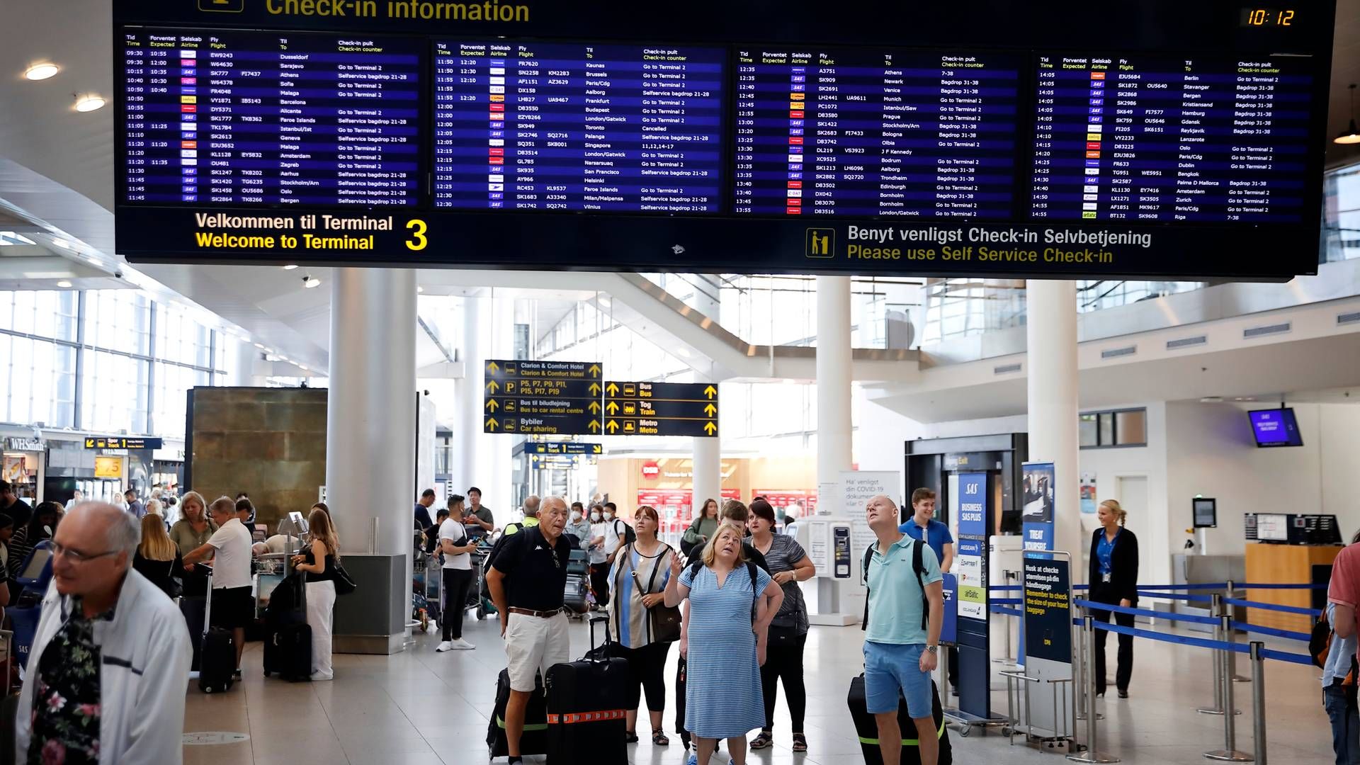 Regeringen har torsdag præsenteret den kommende danske afgift på flybilletter. | Foto: Jens Dresling