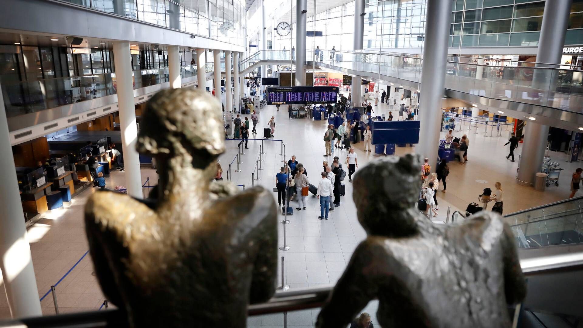 Den 13. oktober var indtil videre den næsttravleste dag i lufthavnen i 2023. | Foto: Jens Dresling/Ritzau Scanpix