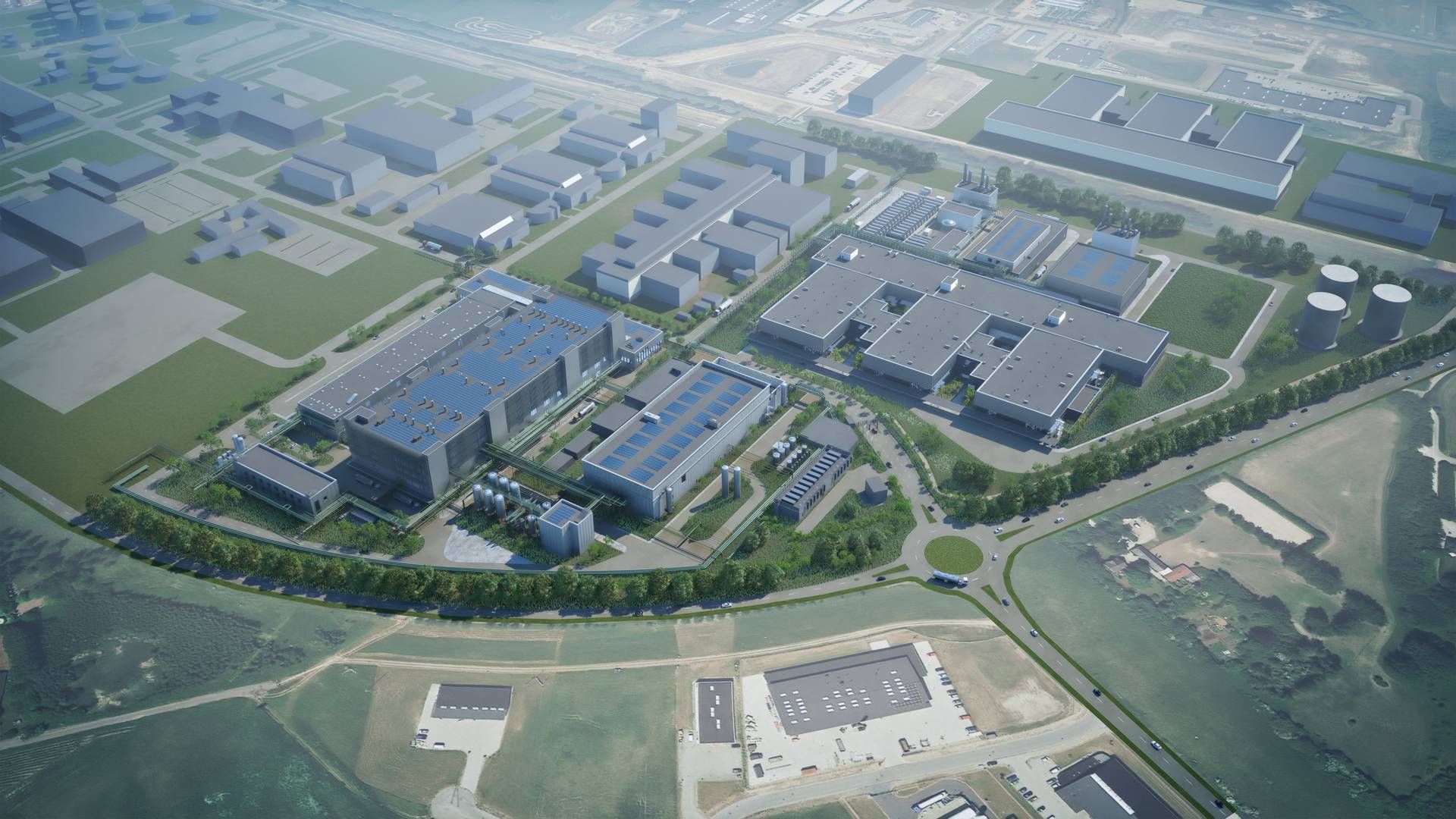 Udvidelsen af produktionsfaciliteterne i Kalundborg ventes at stå færdigt i 2029. | Photo: Novo Nordisk / PR