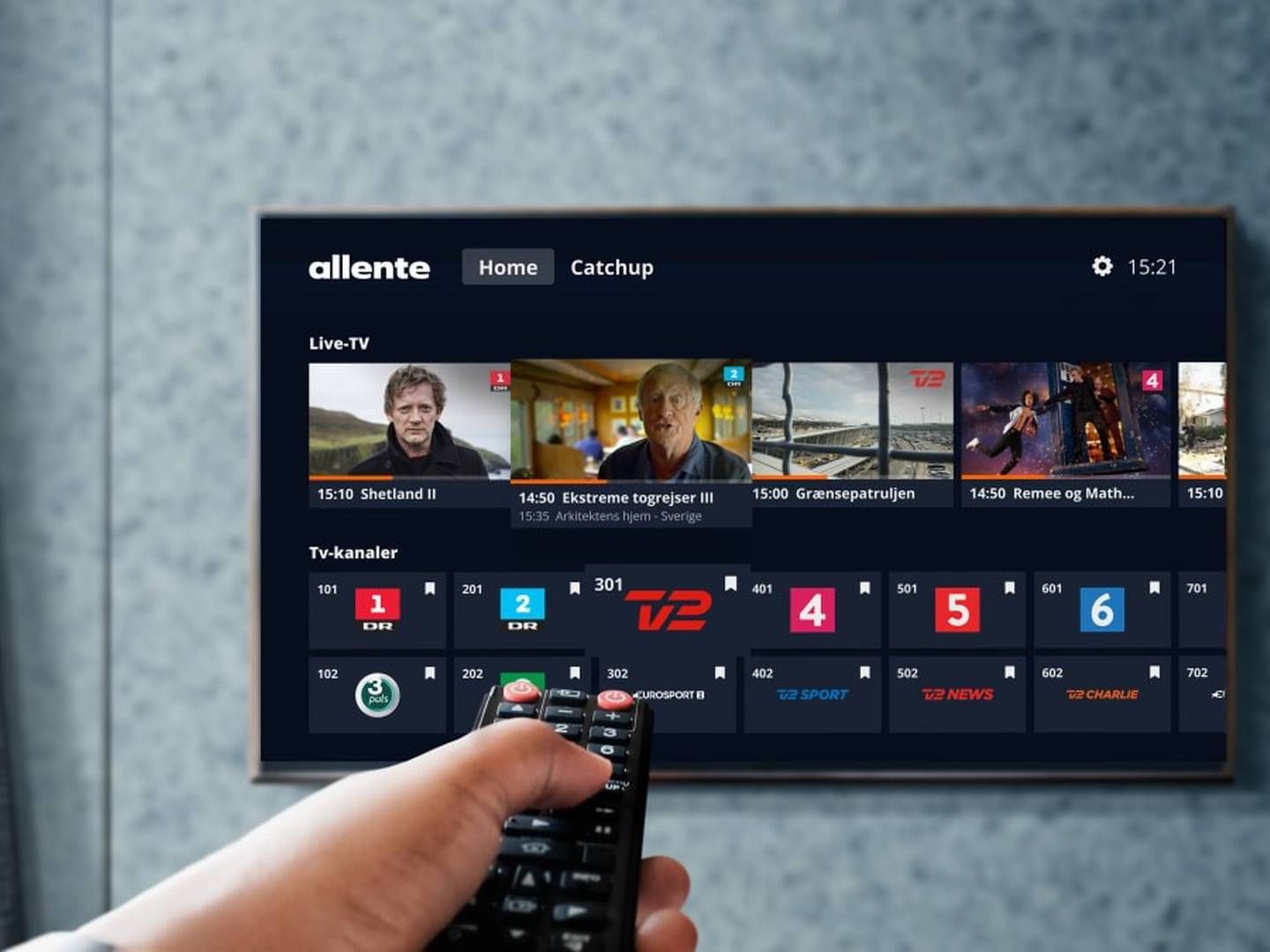 Kongstanken med ændringen er, at Allentes tv-pakker nu bliver mere attraktive for flere potentielle kunder, der også ønsker skiftende tilvalg af streamingtjenester. | Foto: Allente pressefoto