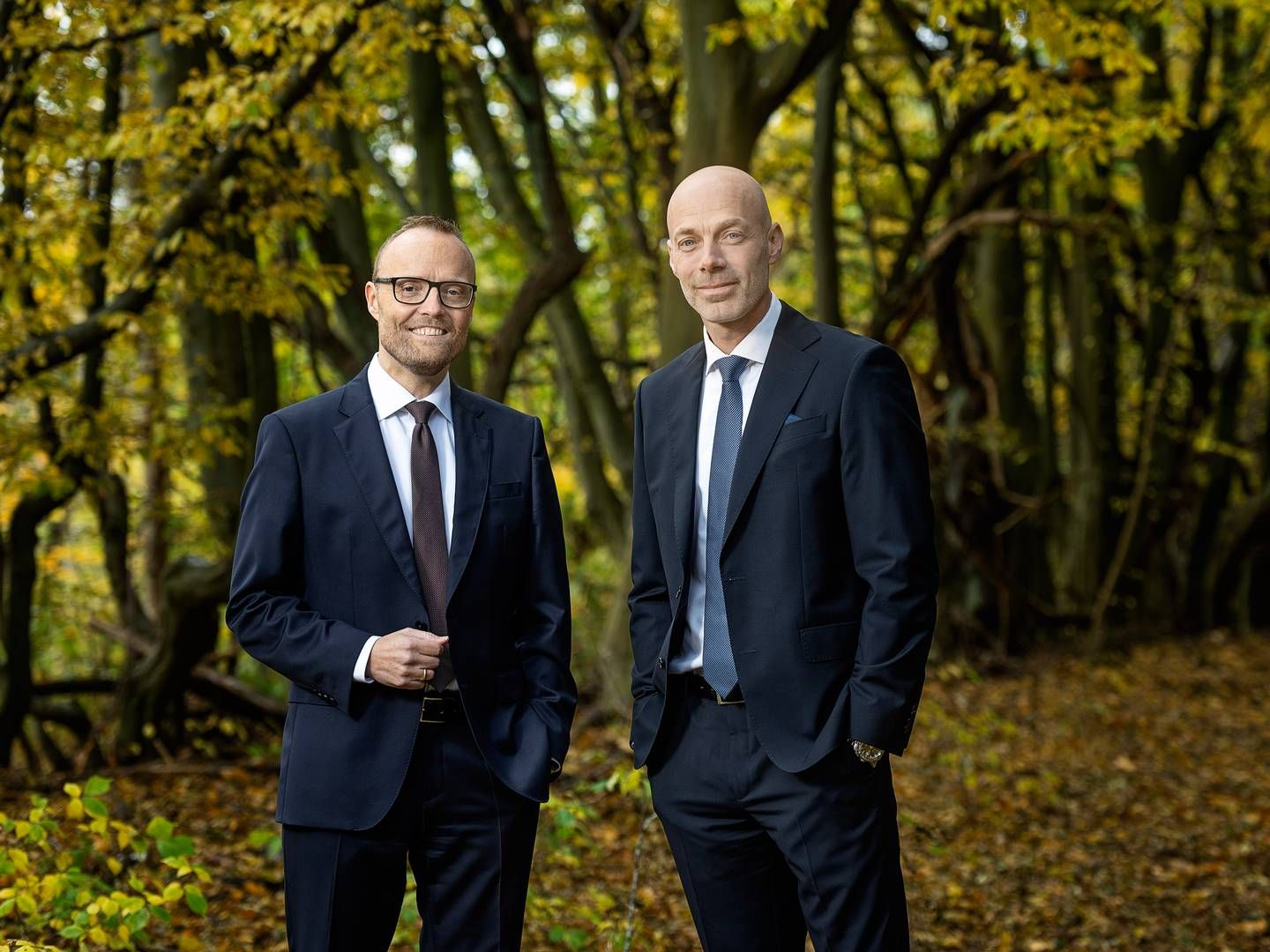 Claus Sølje, CFO of ALK (left) and Peter Halling, CEO of ALK | Photo: Alk / Pr