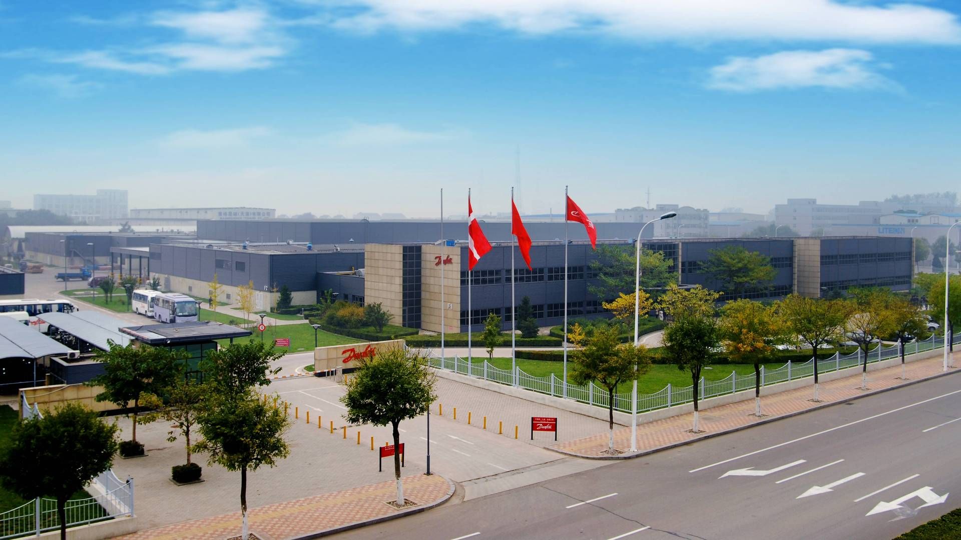 Danfoss' campus i Wuqing i Tianjin-området syd for Beijing. | Foto: Danfoss / Pr