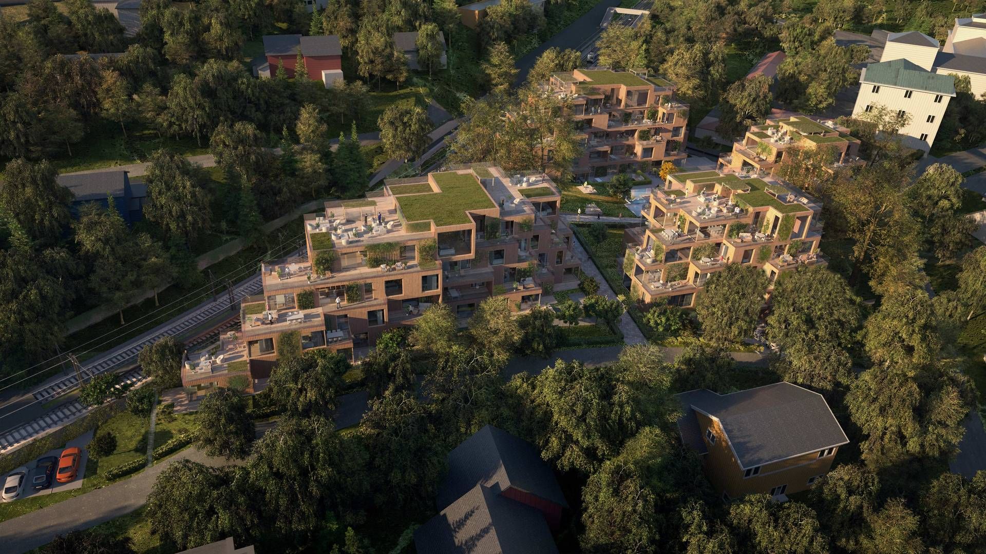 PLANENE: Hvis utbyggerne får viljen sin, blir Montebello Terrasse-prosjektet slik. | Foto: Code