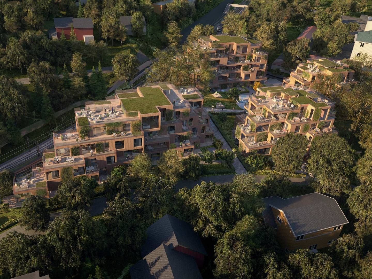 PLANENE: Hvis utbyggerne får viljen sin, blir Montebello Terrasse-prosjektet slik. | Foto: Code