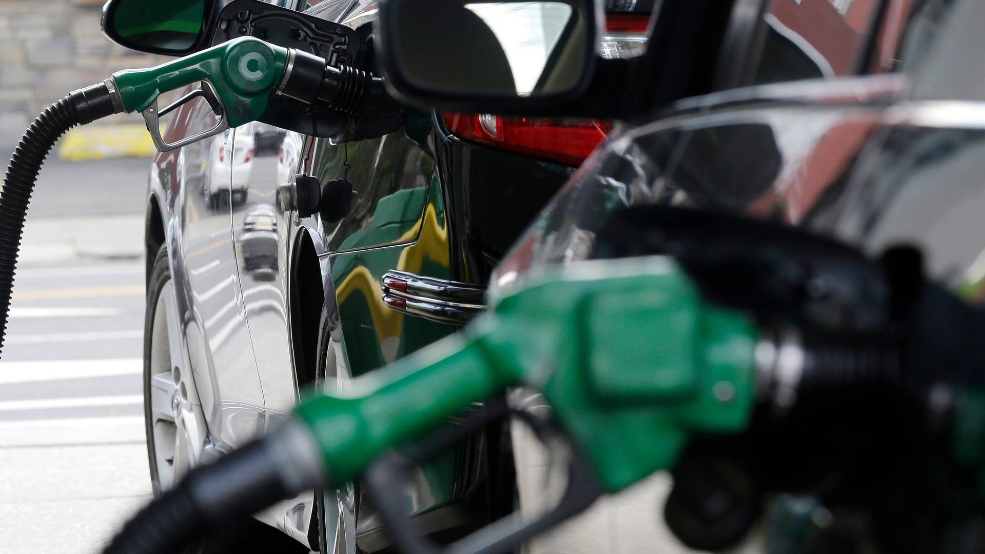 Prisen for en liter benzin toppede den 6. juni 2022. | Foto: Julio Cortez/AP/Ritzau Scanpix