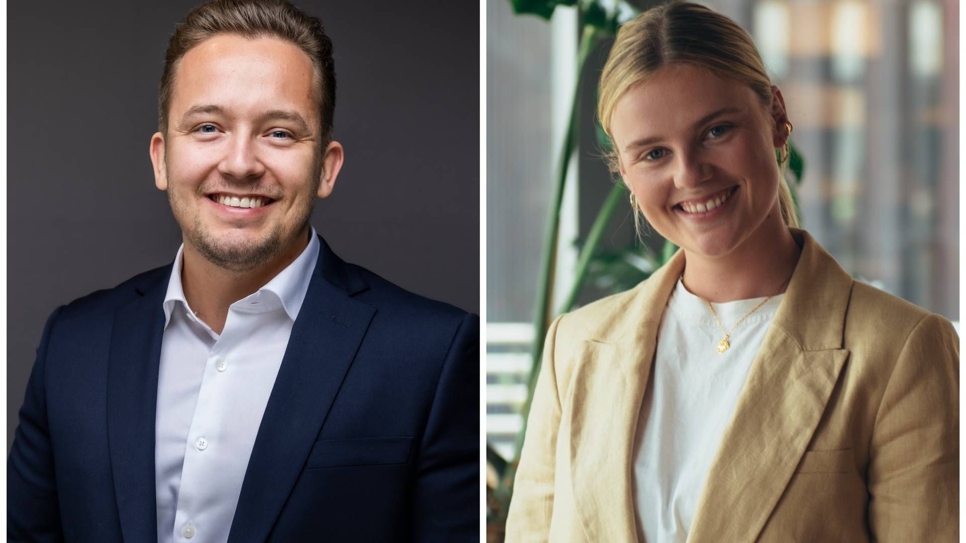 STYREMEDLEMMER: Agnes Kielland og Oddvar Hellegjerde er nye styremedlemmer i Ung i Næringseiendom.
