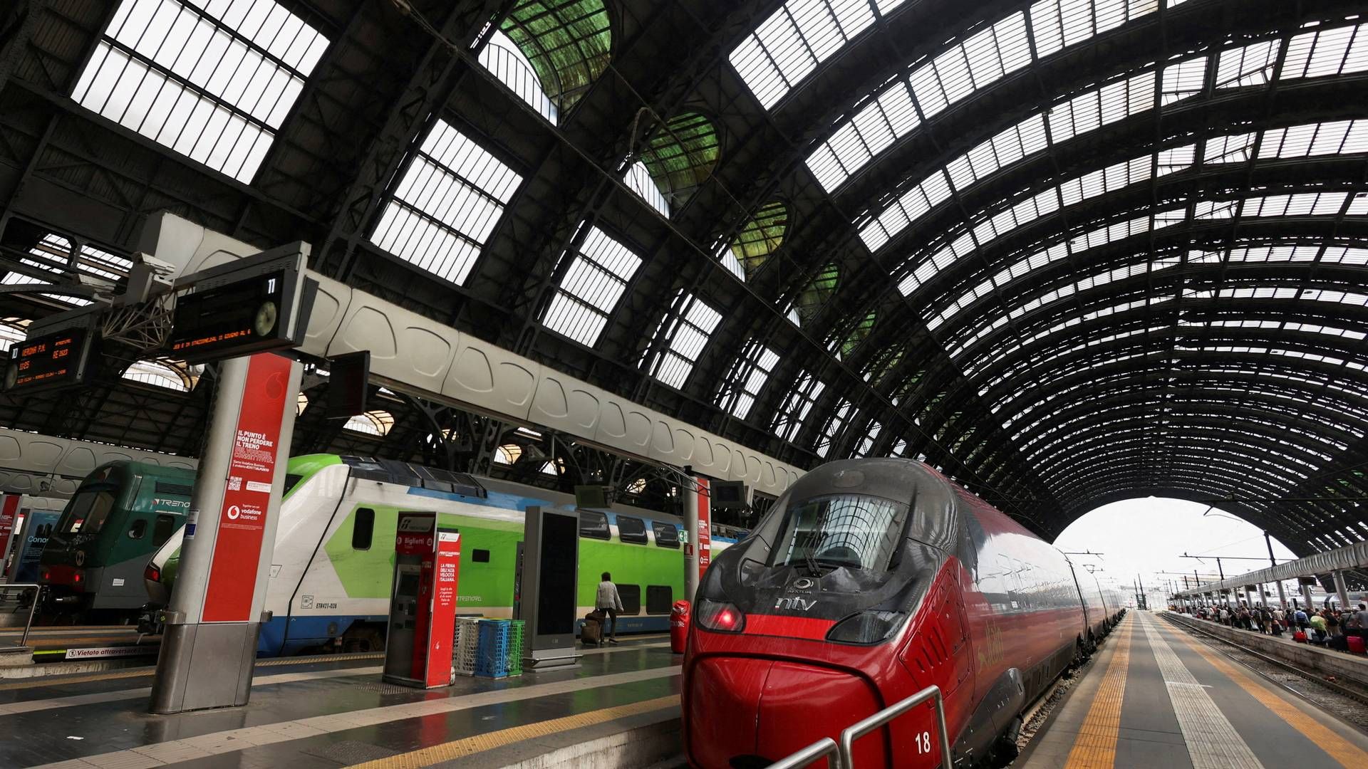 MSC in early October finalized a deal to buy 50 percent of Italien railway operator Italo. | Photo: Claudia Greco/Reuters/Ritzau Scanpix