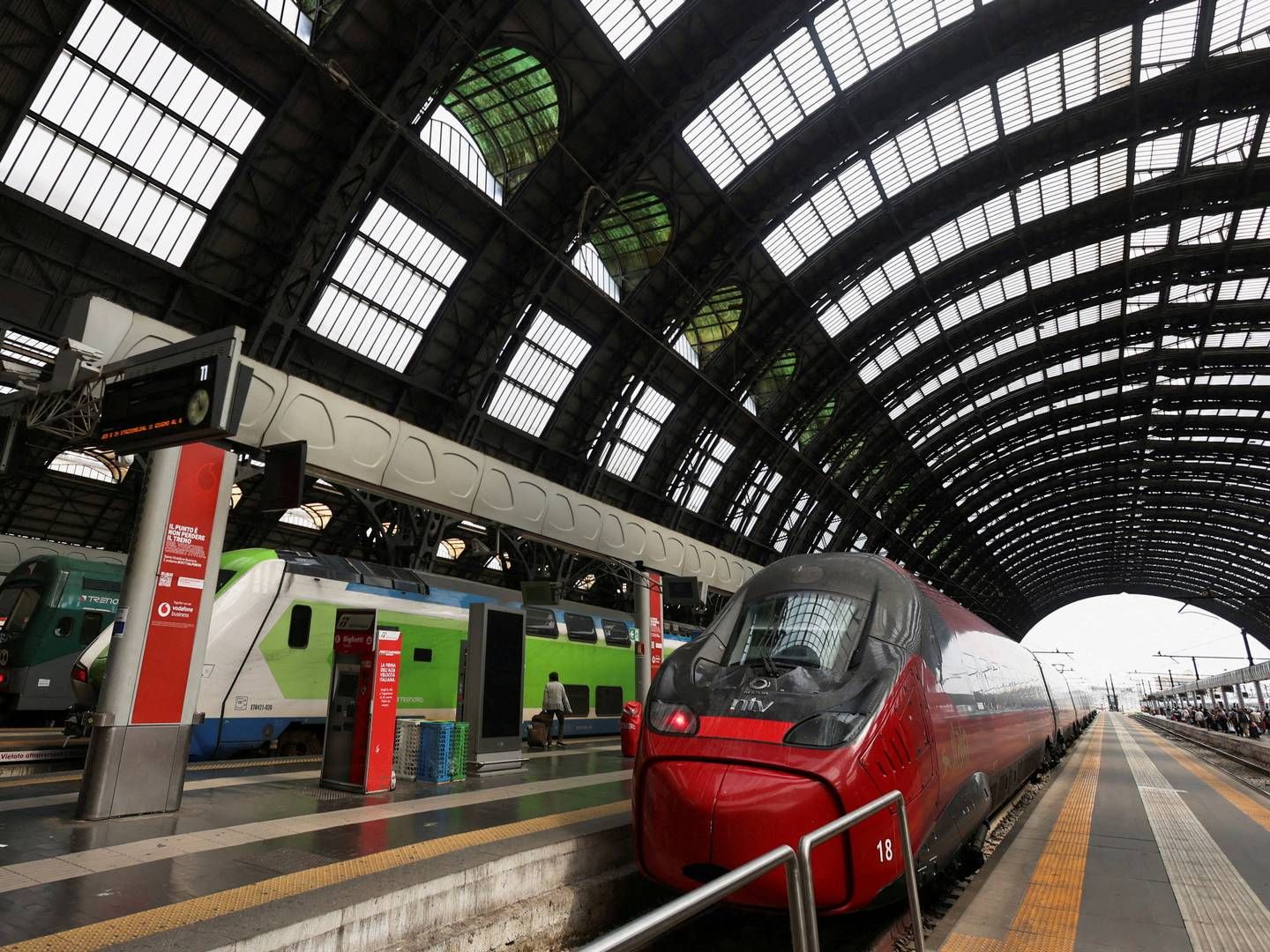 MSC købte i oktober i år 50 pct. af det italienske jernbaneselskab Italo. | Foto: Claudia Greco/Reuters/Ritzau Scanpix