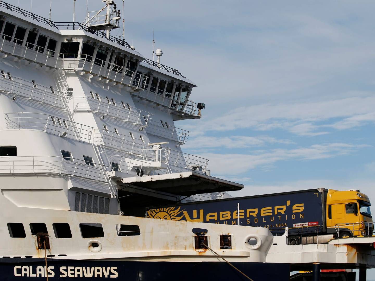 Det danske færge- og logistikselskab DFDS er en ud af seks partnere, som er med i Green Fuels for Denmark | Foto: Pascal Rossignol/Reuters/Ritzau Scanpix