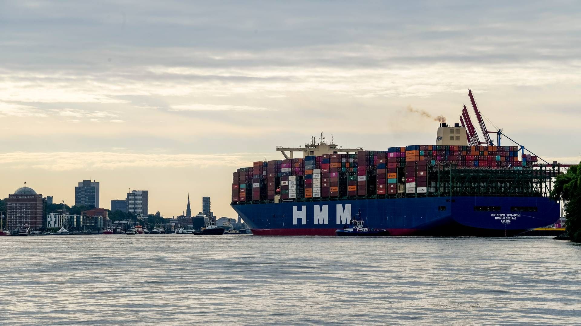 Containerrederierne kan spare mio. af dollar ved at installerede røgrensere og sejle på svovlholdigt, traditionelt brændstof, skriver Sea-intelligence. | Foto: Axel Heimken/AP/Ritzau Scanpix